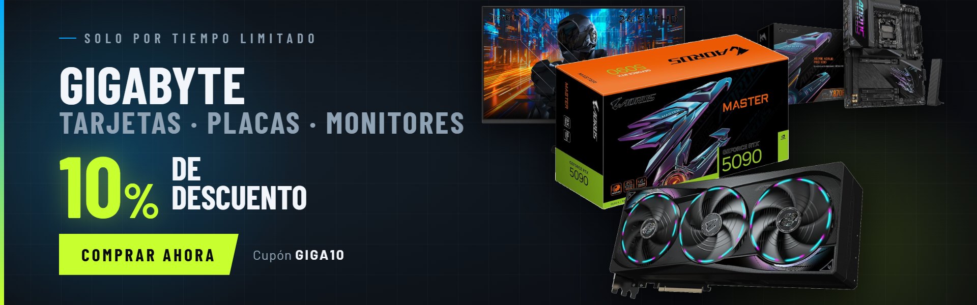 10% descuento Gigabyte